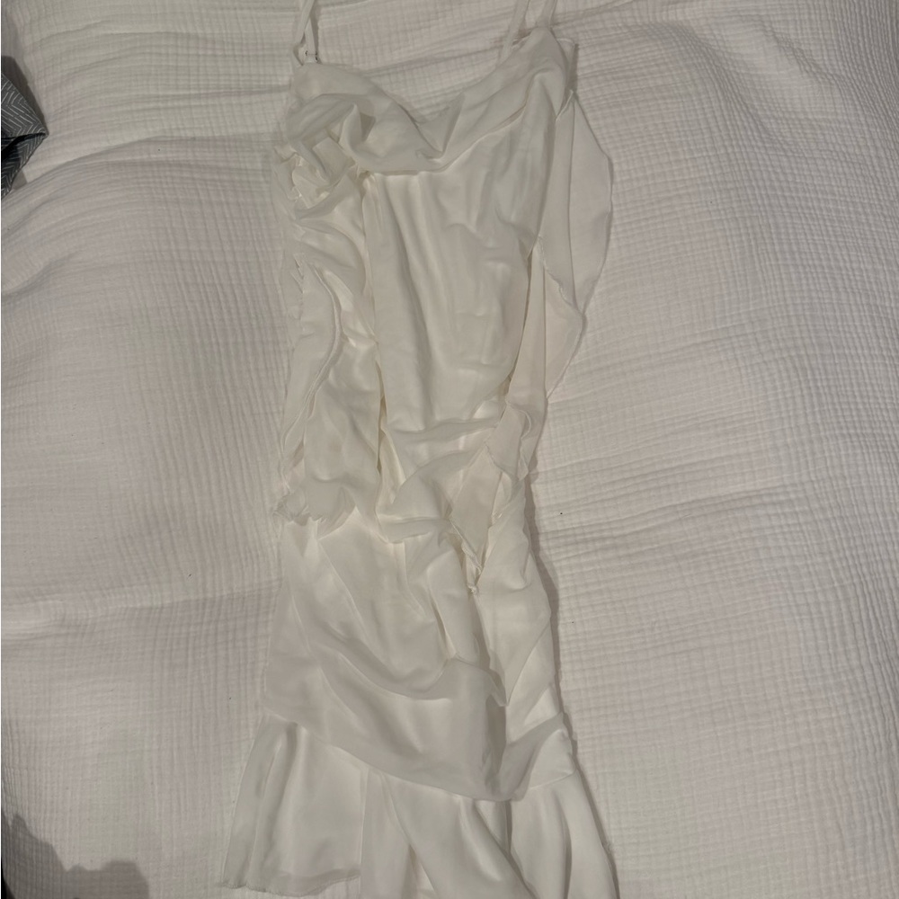 Elegant White Slip Dress